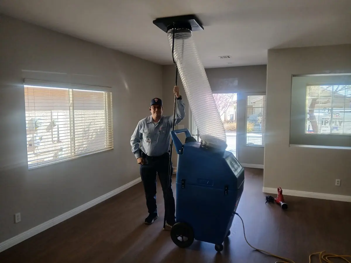 Professional Dryer Vent Cleaning work inside a Navarre home
